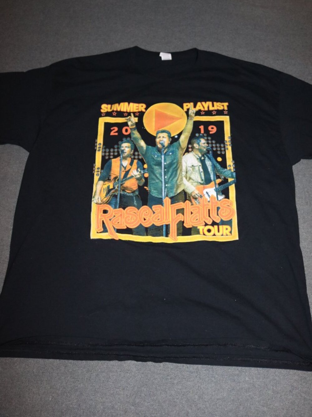 Rascal Flatts T-shirt Mens 2XL 2019 Summer Playlist Concert Tour